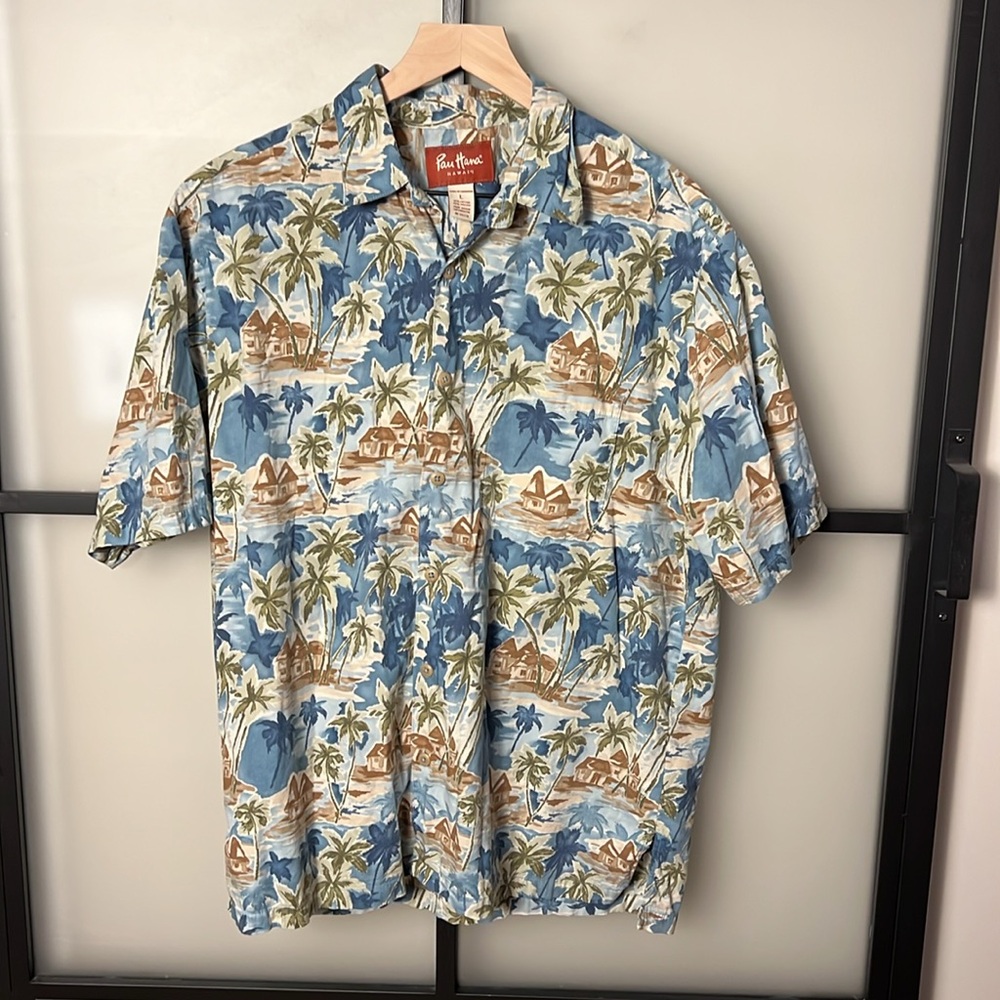 Pau Hana Hawaiin Shirt Size Large